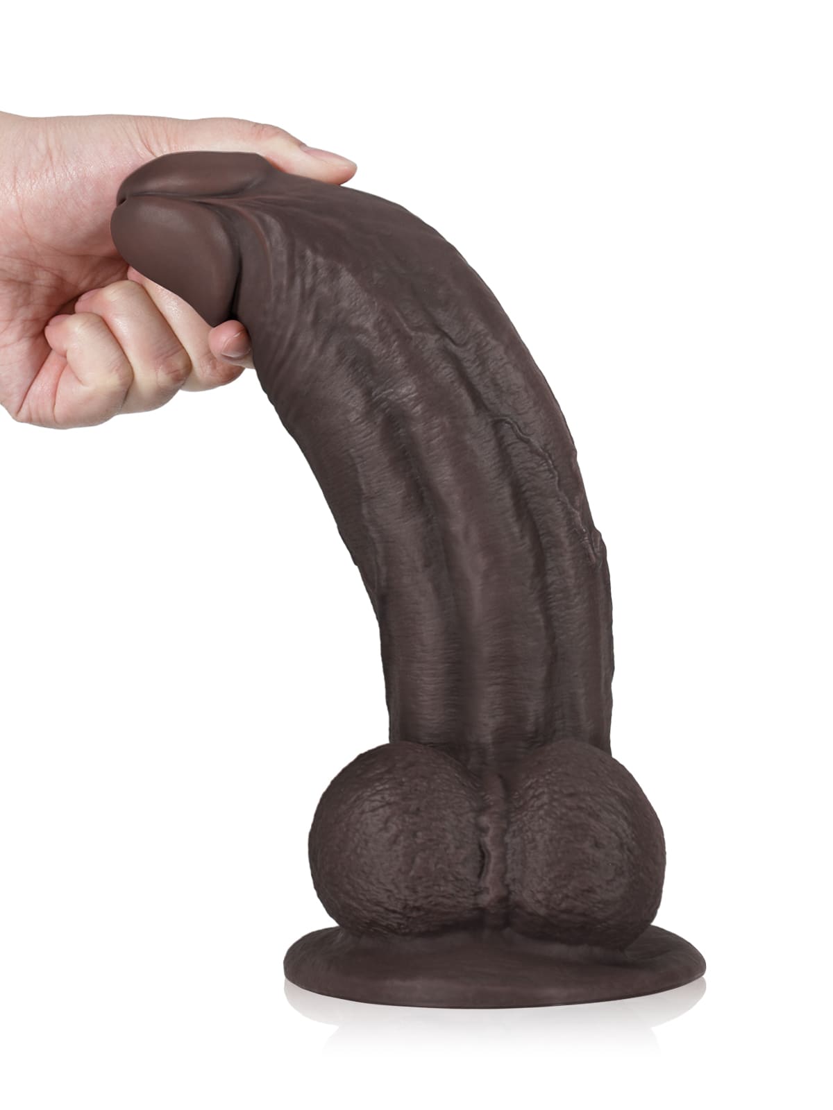 Big Boy 11" x 2.4" XL BBC Big Black Dildo Soft Skin Dick Give You A Better Experience