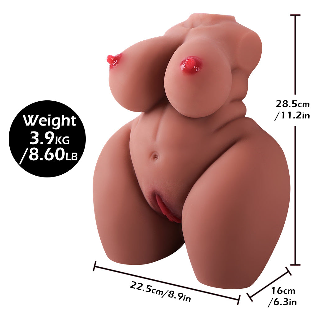 sex doll uae men video3.9kg Coffee Color Kilogram Jumbo Boobs and Nipples Sex Half Doll with 3 Realistic Textured Virgin Vagina and Vagina Cups GetmoreFunRealistic Silicone Style
