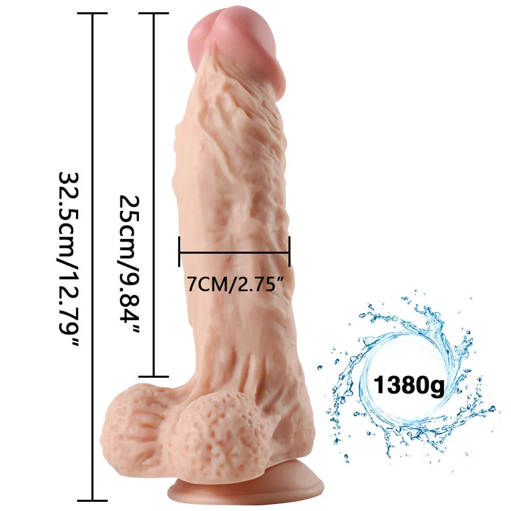 Dildo Big Penis Realistic Silicone giant fleshlight in uae 12.8 Inches