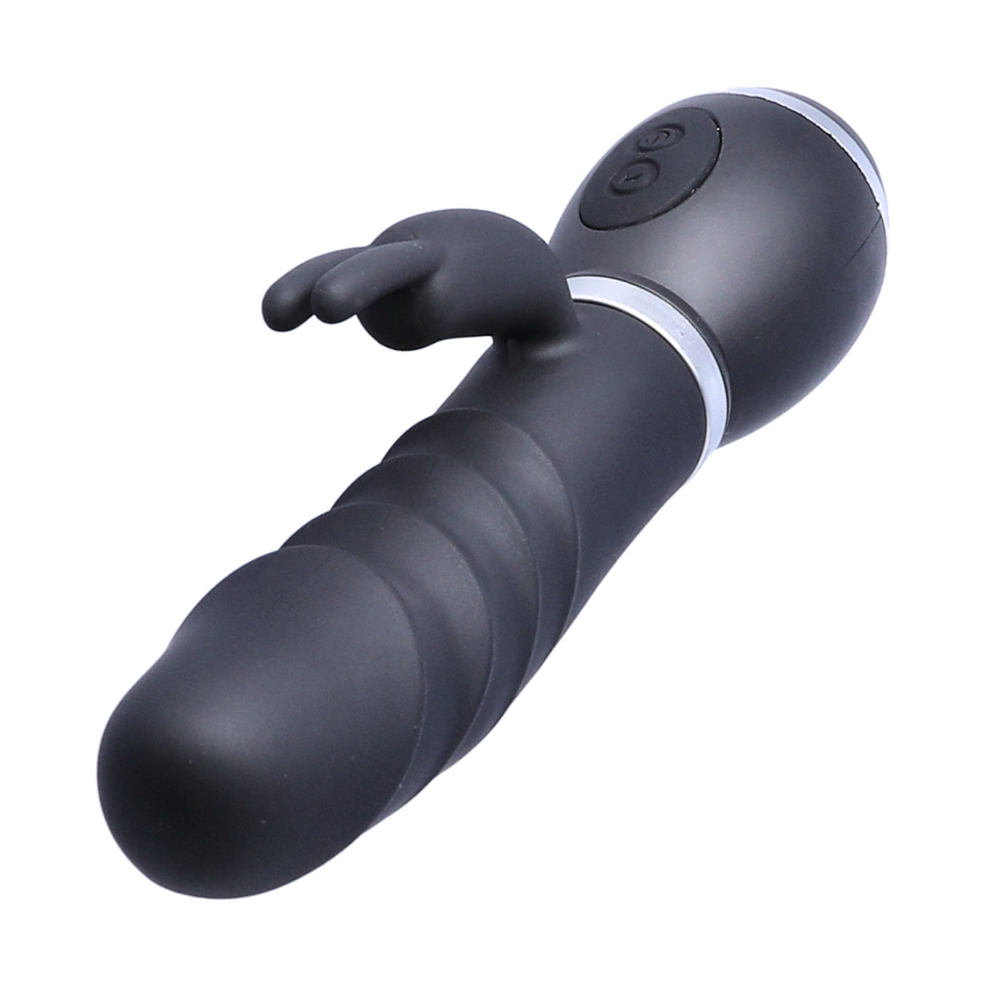 Beginner's Rippled Silicone Rabbit Vibe - Mini Size Perfect for First-Time Blended O's!