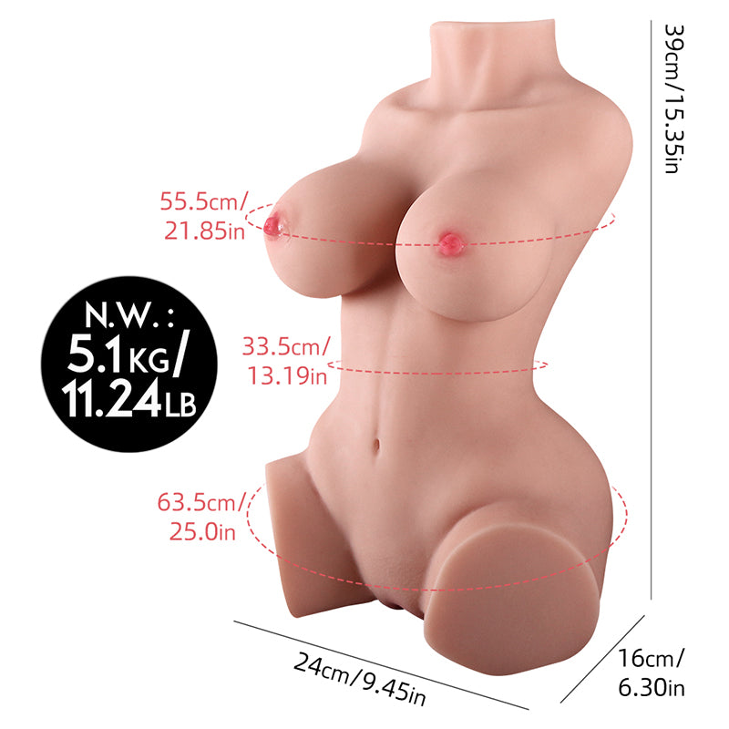 Sex toys dubai5.1kg Male Erotic Sex Products Half Body Solid Doll Male Masturbator(3 days delivery)toys men