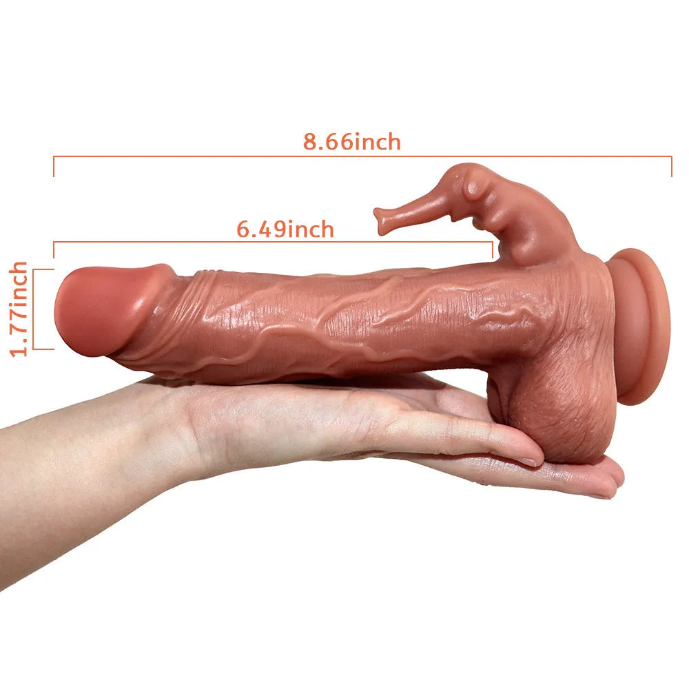 Dildo Big Penis Realistic Silicone giant huge meat stick huge meat stick in uae 8.66 Inches