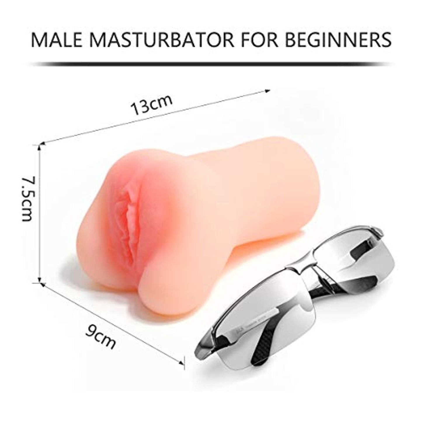 Pink Pussy Toy Built-in Stimulation Pearls For Men Sex Toy