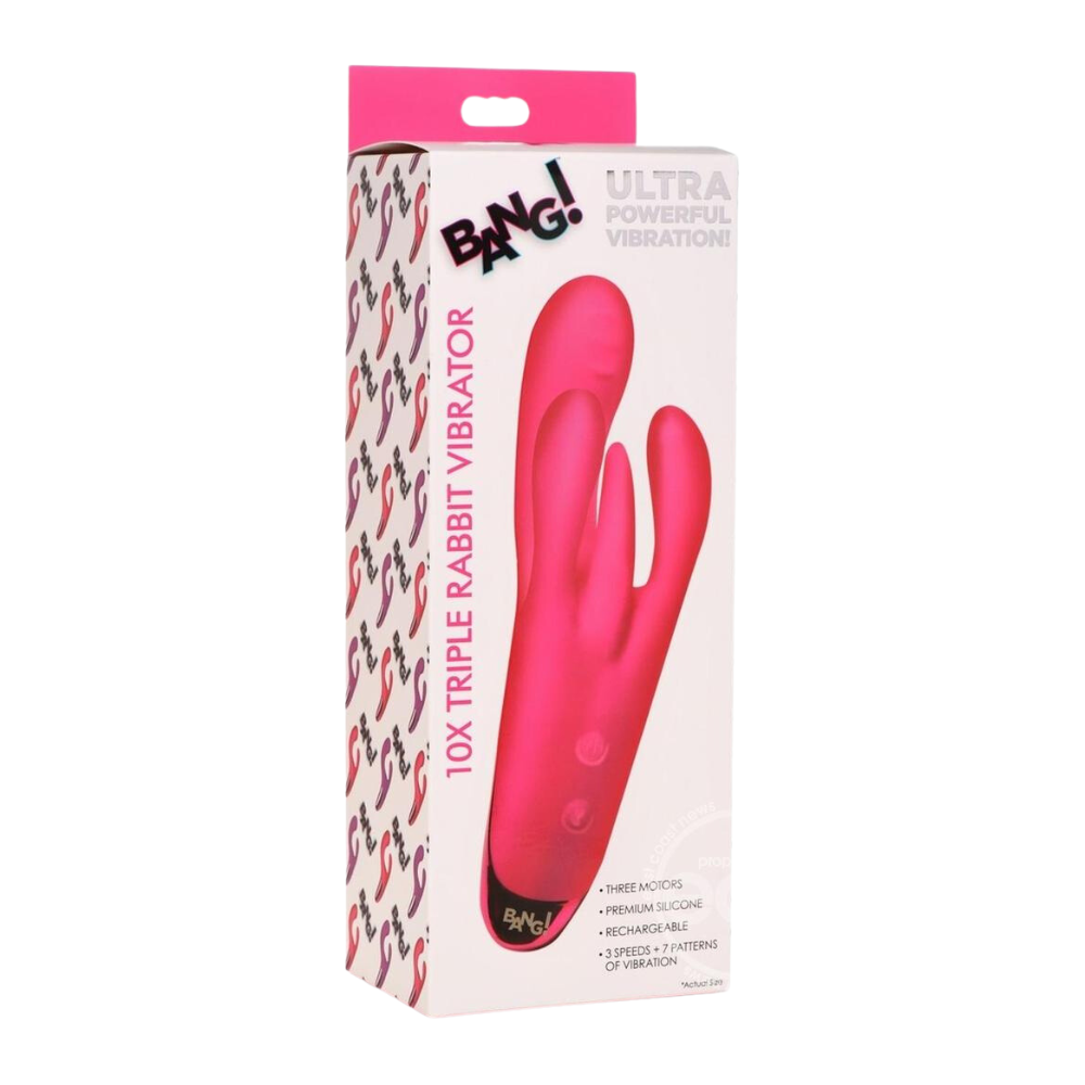 Bang! Triple Rabbit Silicone Vibrator
