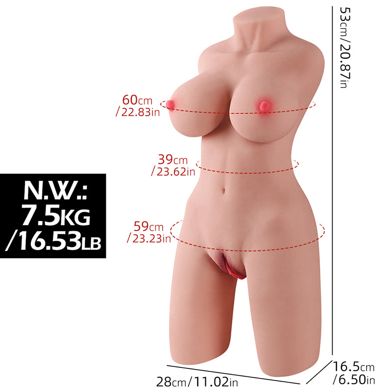 sex doll uae men video7.5kg Male Erotic Sex Products Half Body Solid Doll Male Masturbator(3 days delivery)Realistic Silicone Style