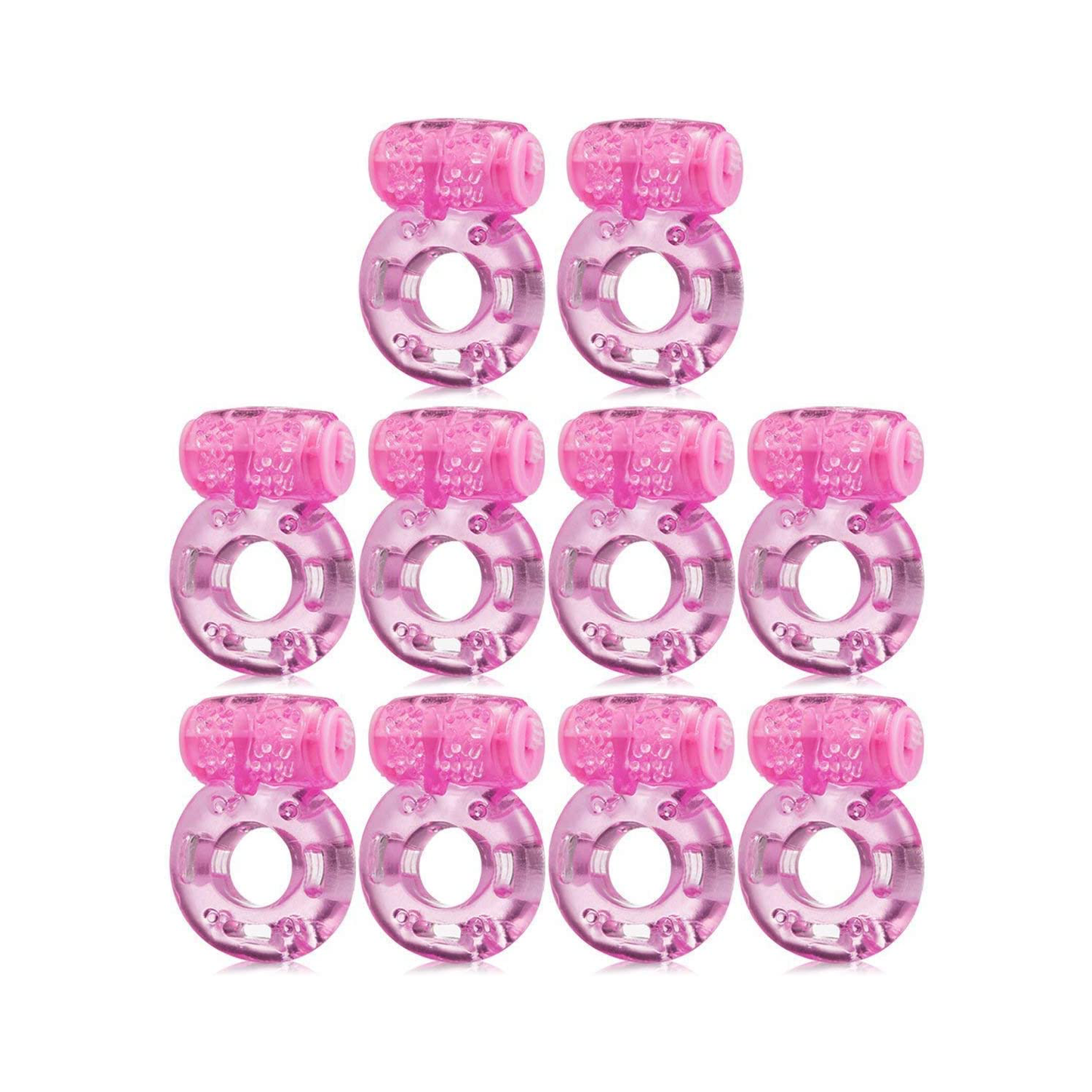 Sex toys dubai5PcsClassicVibratingCockRingwithClitStimulatorandSoftTouchMaterial(Pink)toys men