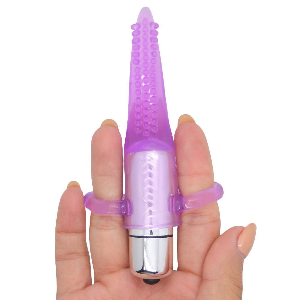 Nubby Tongue Finger Vibe