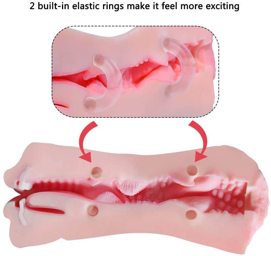 3D Realistic Oral Blow Job Deep Throat Vagina Pocket Pussy Stroker