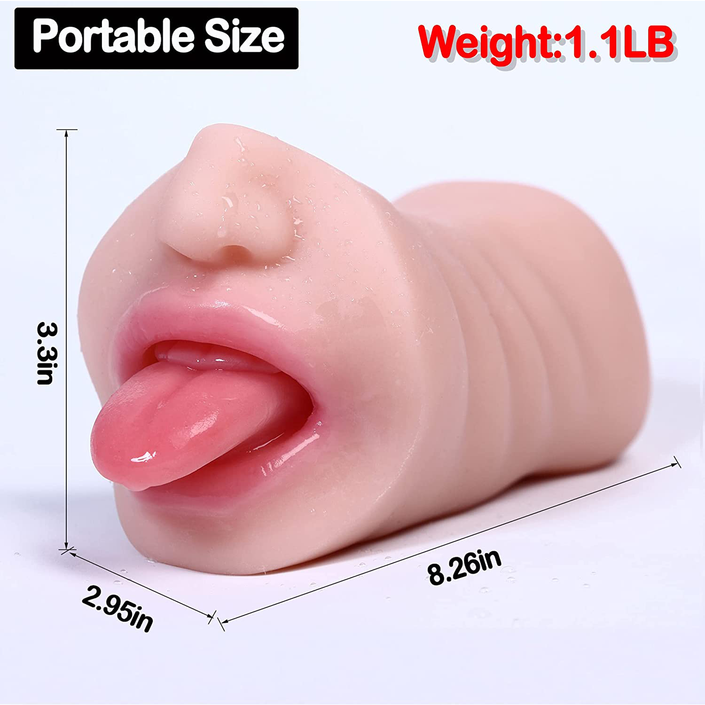 Sex toys dubai2in1LifelikePocketPussywithVividMouthTeethandTongueforBlowjobandMoretoys men