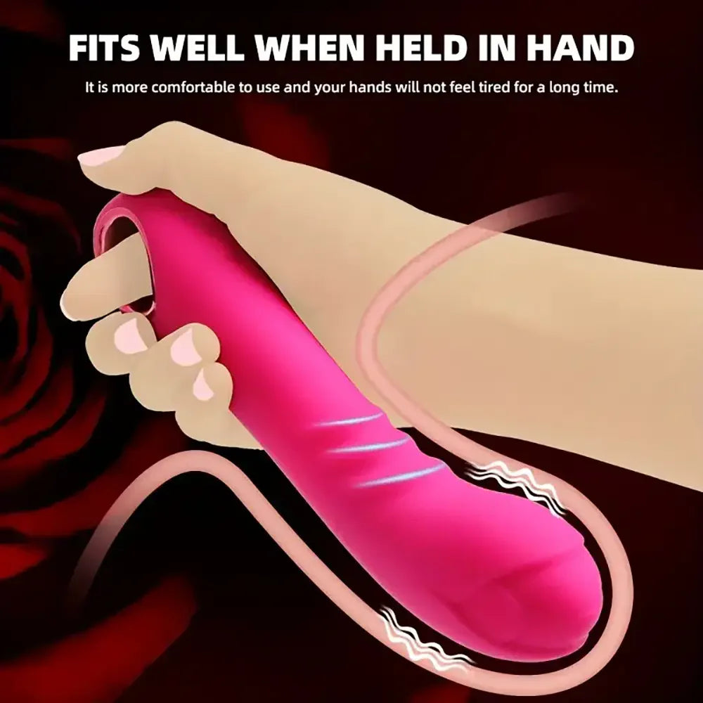 Powerful G-Spot Clitoral Stimulator Massager Rose Vibrator For Clit