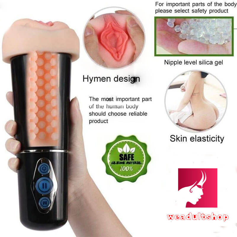 10 Mode Silicone Smart Vibrating Pocket Pussy