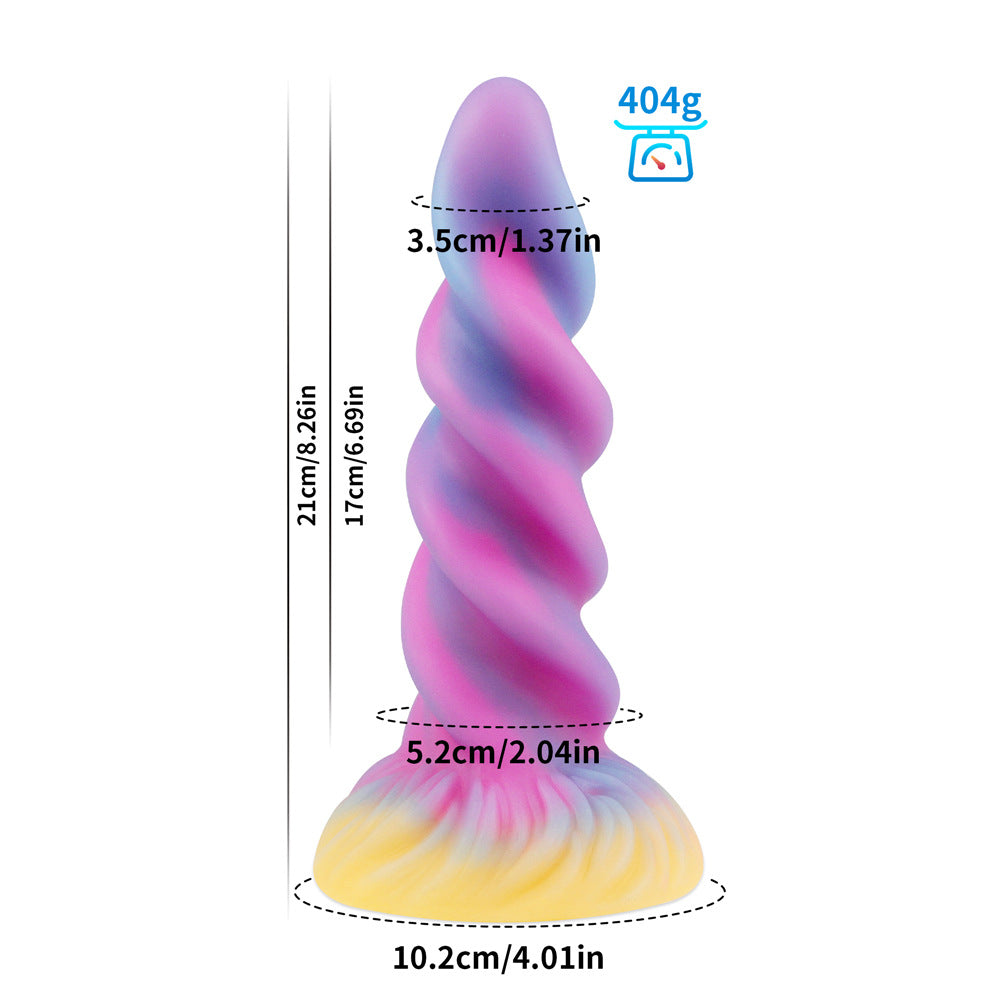 Dildo toy buy sex toys for women nal  huge meat stick Fluorescent Variation  8.26 lnch