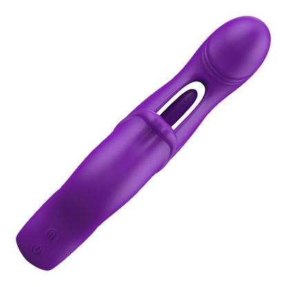 Amelia Flapping Vibrator with Licking Tongue