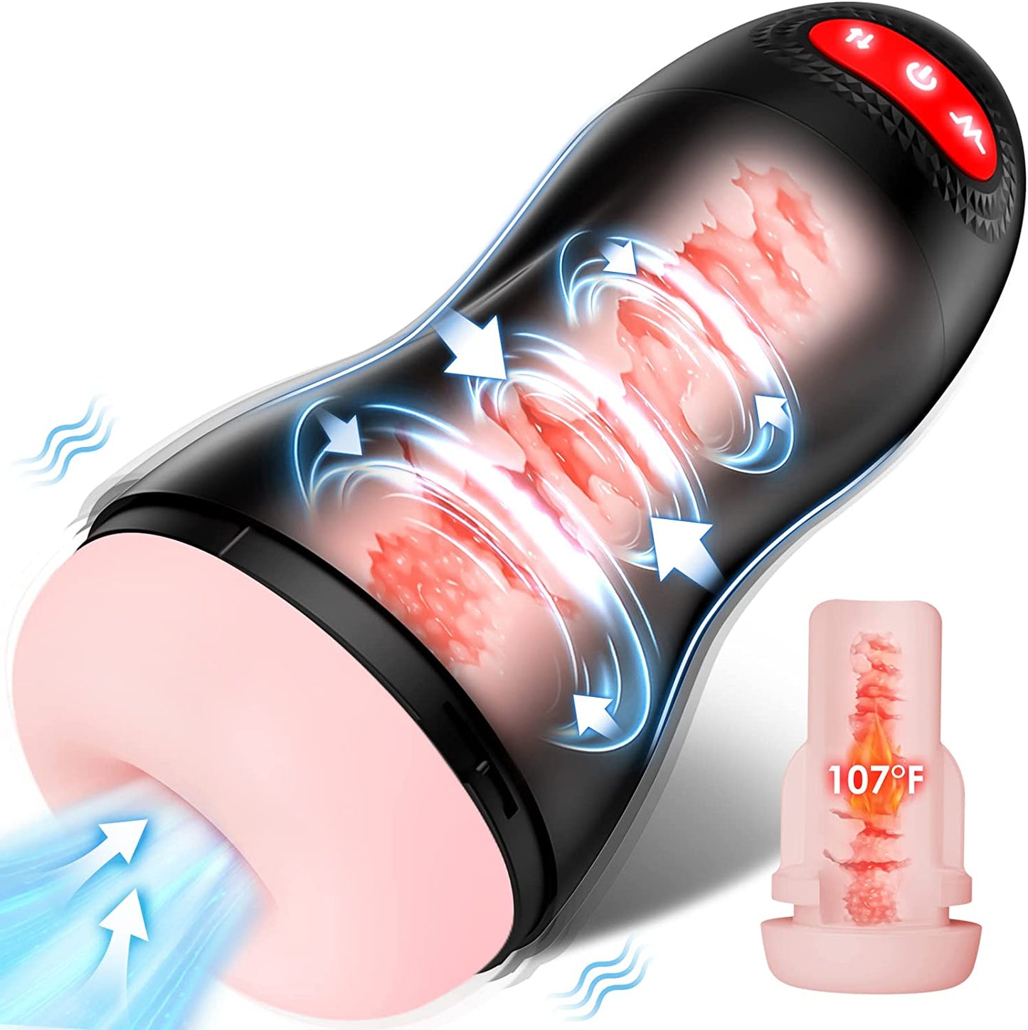 Sex toys  dubaiAirplanecupmaleautomaticsuckingintelligentthermostaticelectricretractabletrainertoys  men