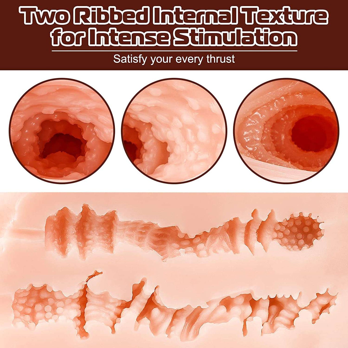 sex doll uae men video2.5kg3DLifelikeSoftButtwithVaginaandAnalSexToys(DoubleHole)Realistic Silicone  Style