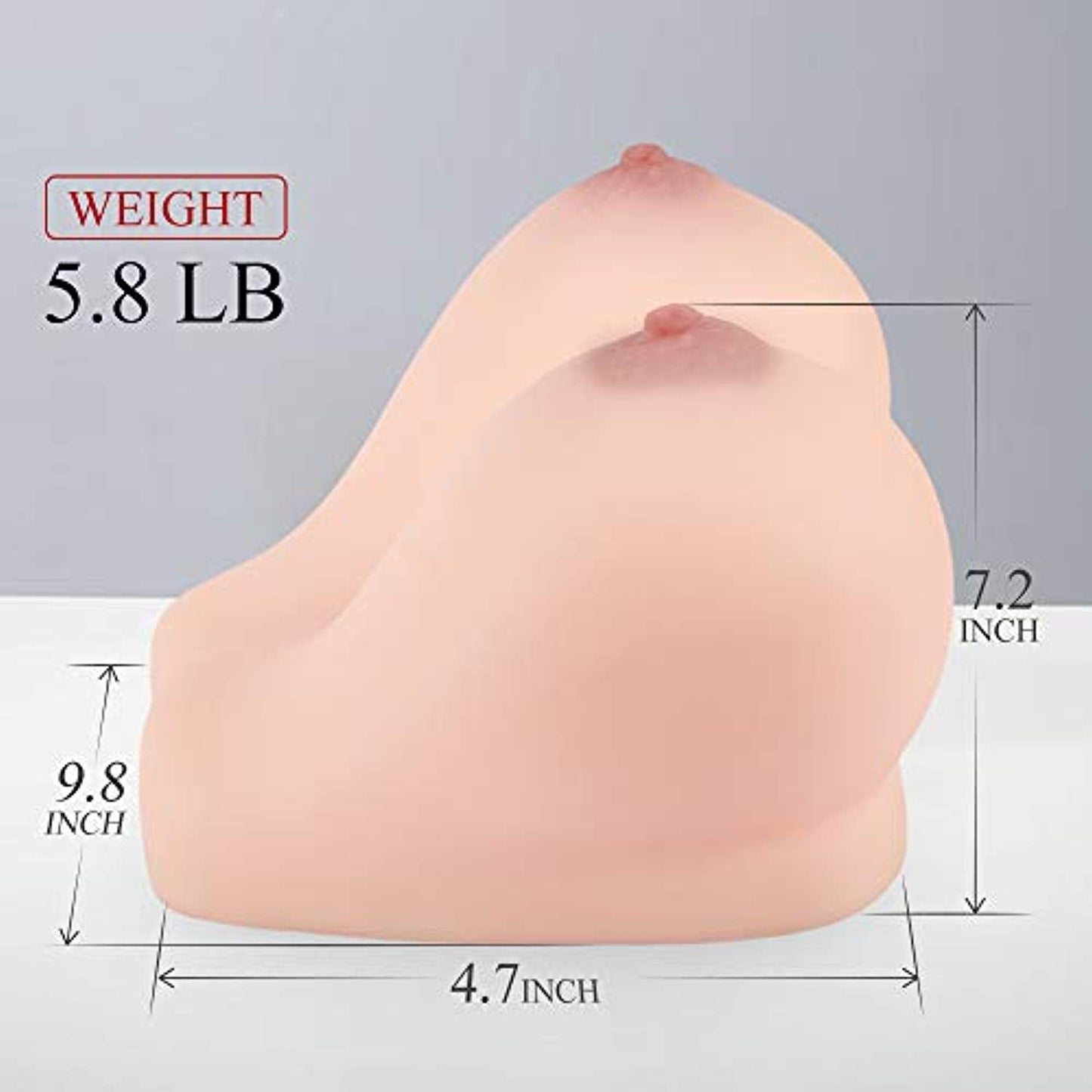 Realistic Boobs Vaginal 3D Pussy Breast Sex Doll Torso For Masturbation