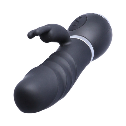 Beginner's Rippled Silicone Rabbit Vibe - Mini Size Perfect for First-Time Blended O's!