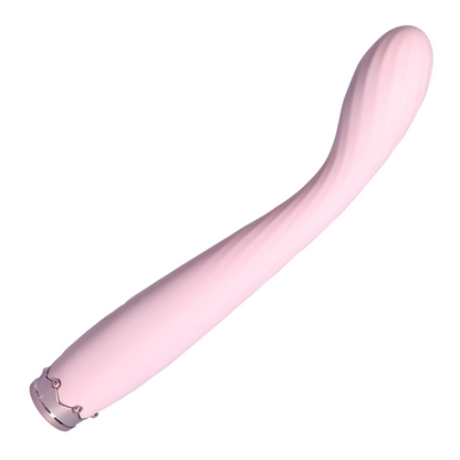 Beginner's Silicone G Spot Vibrator - Flexible Slim Shaft with Toe-Curling Power
