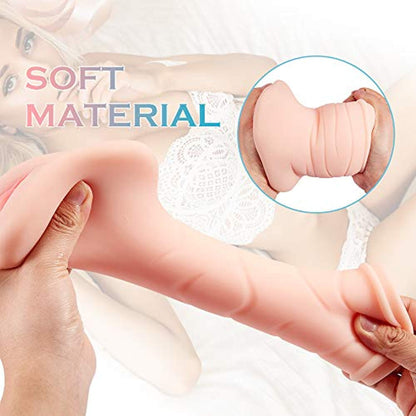 Double Penetration Masturbator 3D Channel Couples Toy