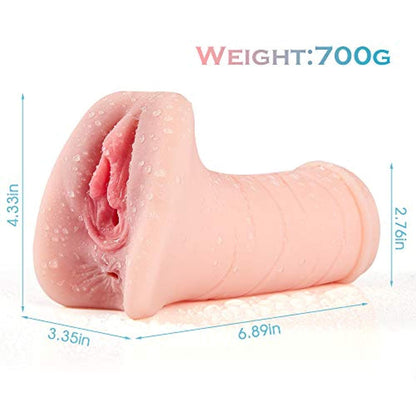 Double Penetration Masturbator 3D Channel Couples Toy