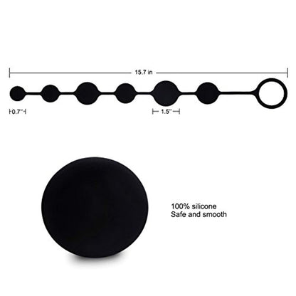 Anal Plug With Anal Bead For Long Anal Sex Toy With Pulling Ring