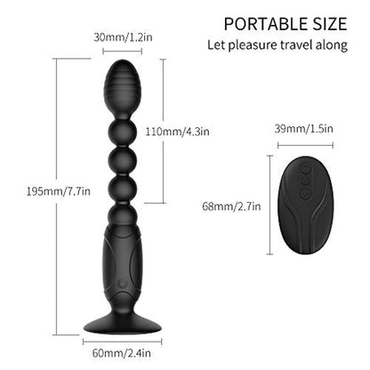 Anal Vibrator Prostate Massager Butt Plug With Suction Cup