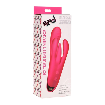 Bang! Triple Rabbit Silicone Vibrator
