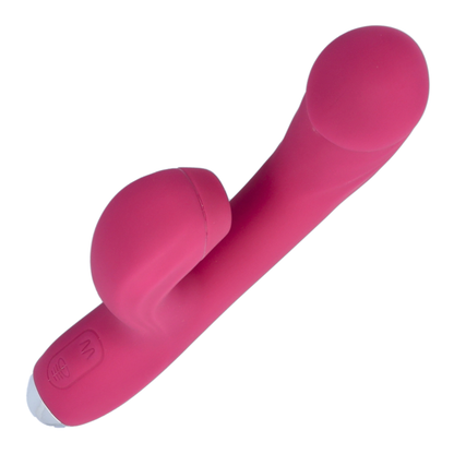 Air Pulse Dual Action Vibrator - Teasing Clit-Kisses + Deep G-Spot 'O's