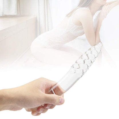 Dildo  sex toys Crystal Double-Ended Glass double sex toy 8.85 lnch