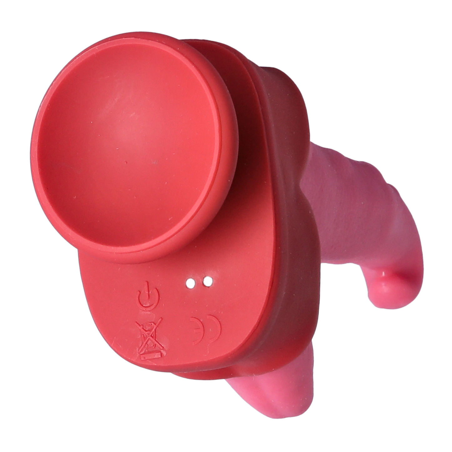 Warming Silicone Thrusting & Rotating Suction Cup Tongue with Remote - Deep, Hands-Free Penetration and Wild Oral!