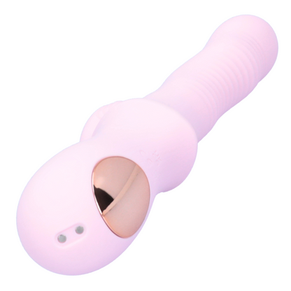 Rolling Wave-Action Silicone Rabbit - The Ultimate Internal Massage!