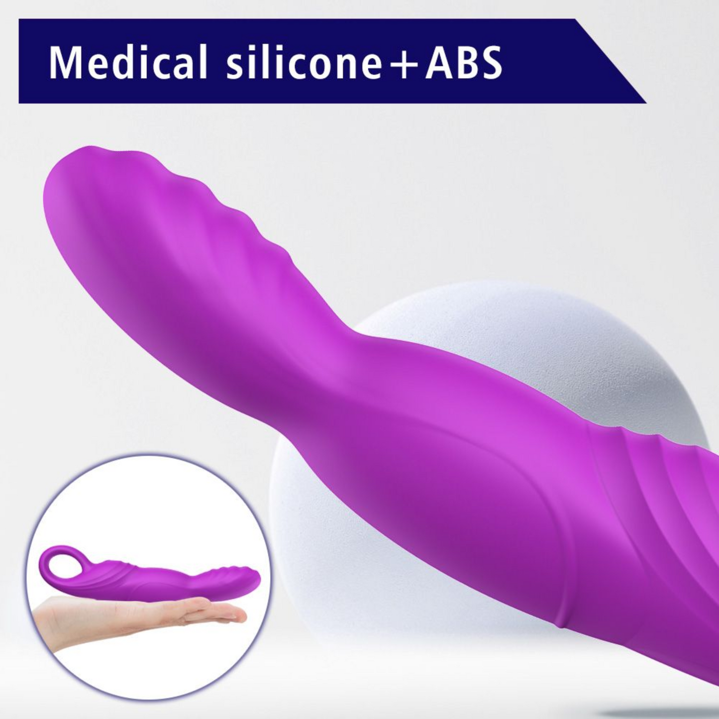 Rotating Rippled G-Spot Vibrator