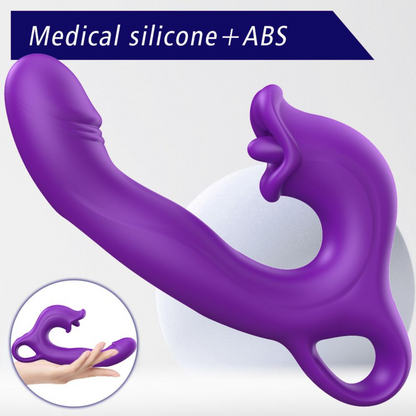 Amelia Flapping Vibrator with Licking Tongue