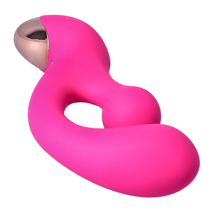 Dual Action Silicone Rotating Clit & G-Spot Vibrator - Nub Rubs Your Clit into Toe-curling Bliss!
