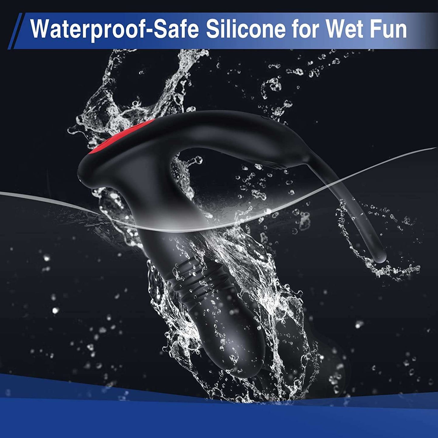 Sex toys  dubai7ModesHeadRetractableAnalPlugwithCockRingforMen,CouplesSexToystoys  men
