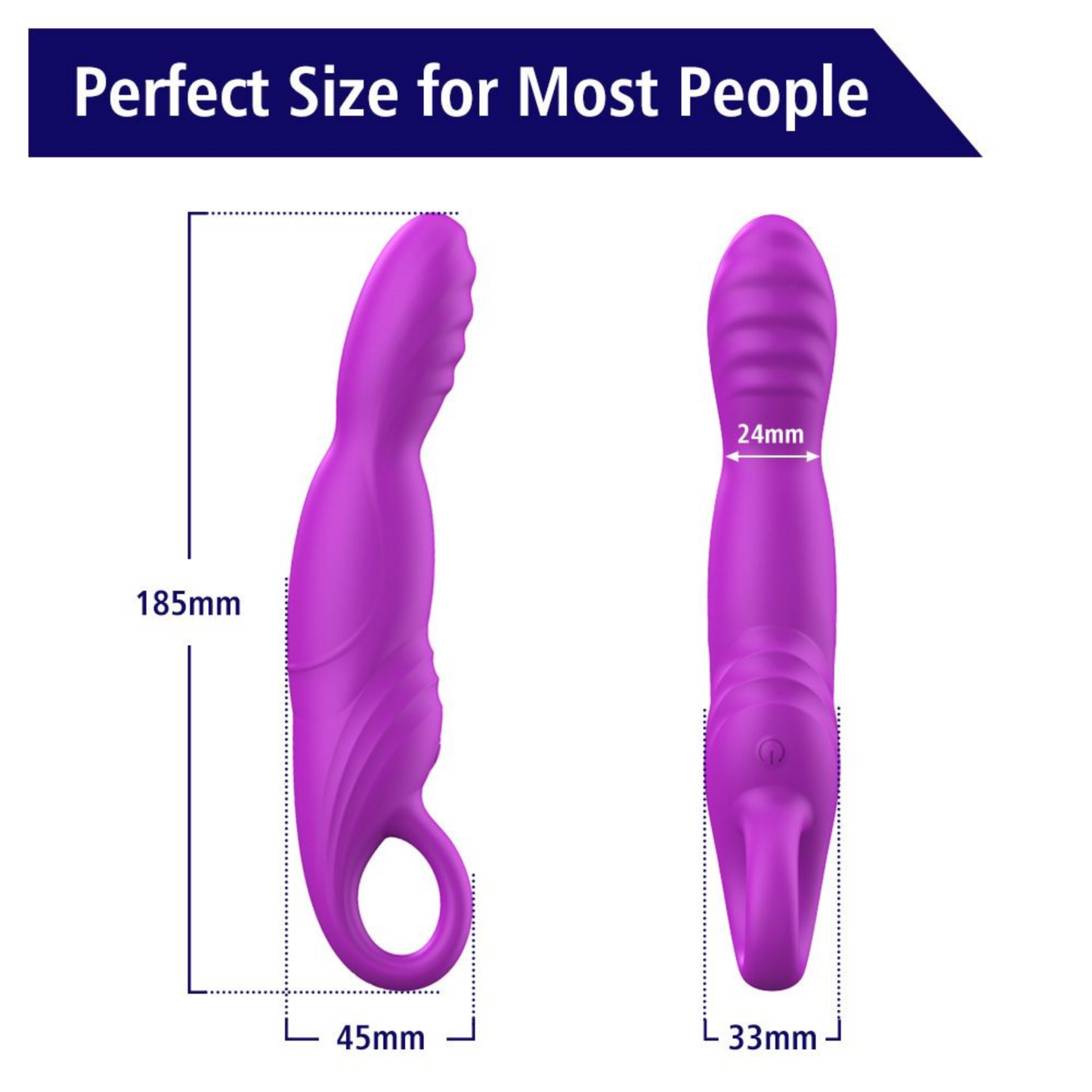 Rotating Rippled G-Spot Vibrator