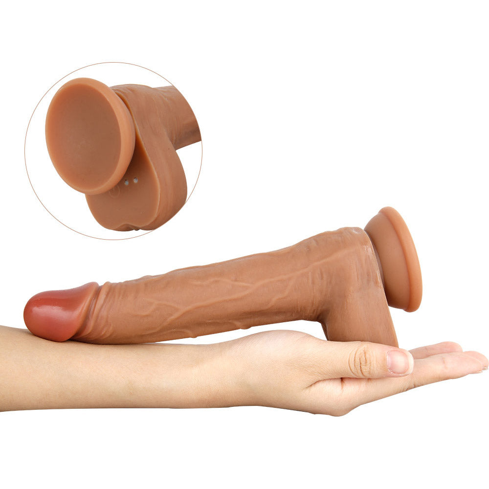 Sex toys  dubaiD40RealisticThrusting&WarmingSiliconeVibratingDildowithRemoteControl8.3Inchtoys  men