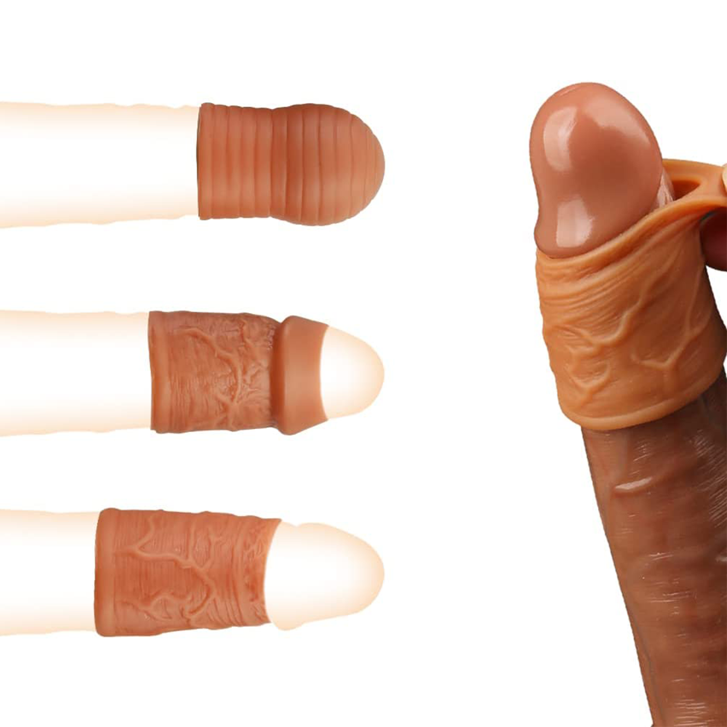 Sex toys  dubai3KindsofPenisGlansRingSetwithBuckleDesignandLiquidSiliconeforCouplesSextoys  men