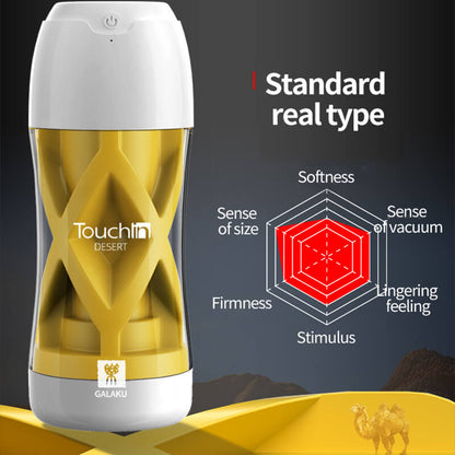Galaku Touch in Vacuum Sucking Male Masturbator