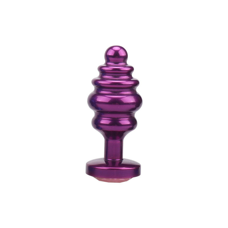 Multiple Colors Thread Small Crystal Metal Anal Beads