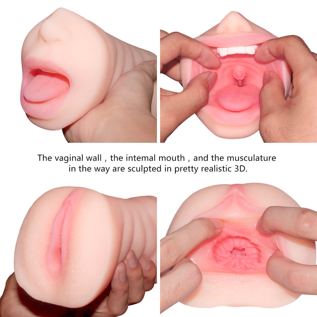 Virgin Guy Fucks Pocket Pussy Handjob Mouth Vagina