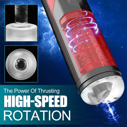 Moaning 7 Telescoping Rotating Modes Automatic Male Masturbator