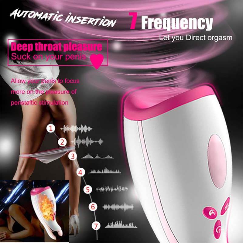 Automatic Male Masturbator Heating Sucking Mens Toys
