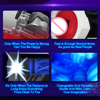 Leten Automatic Telescopic Heating Voice Perfume Motorized Male Masturbator