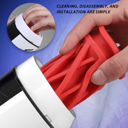Leten Automatic Telescopic Heating Voice Perfume Motorized Male Masturbator