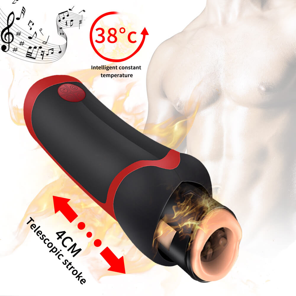 Automatic Thrusting Piston Voice Interaction Masturbator
