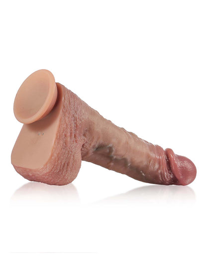 Ciaran 9.5" x 1.6" Thrusting Pulsating Vibrating Heating Curved Dildo