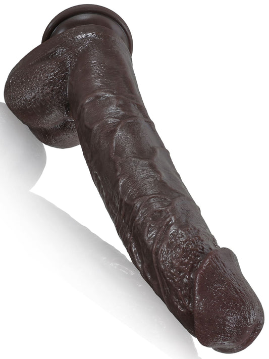 Doctor 10" x 1.6" Huge Black Dual Density Dildo