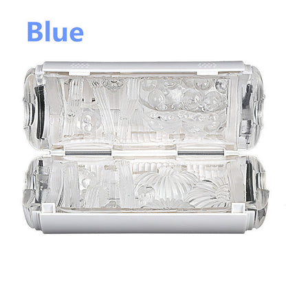 Leten Space Capsule Flip Dual Holes Manual Masturbation Cup