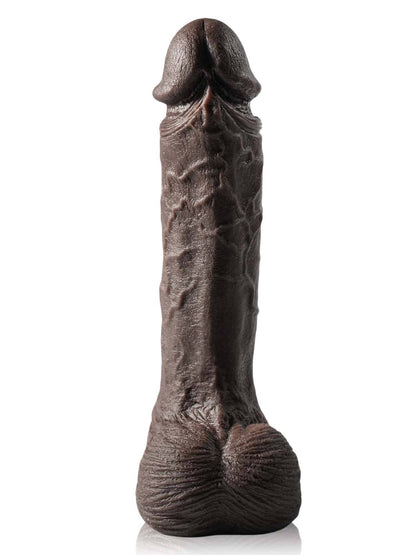 Grey 10" x 1.9" Black 7 Modes Thrusting & 3 Modes Vibrating Dildo